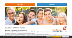 Desktop Screenshot of familien-senioreninfo.at